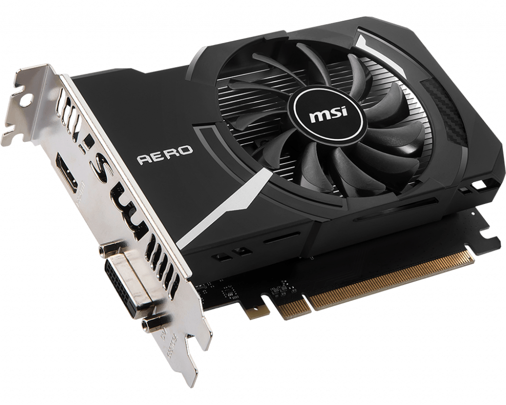 Видеокарта MSI GeForce GT 1030 AERO ITX 2GD4 OC
