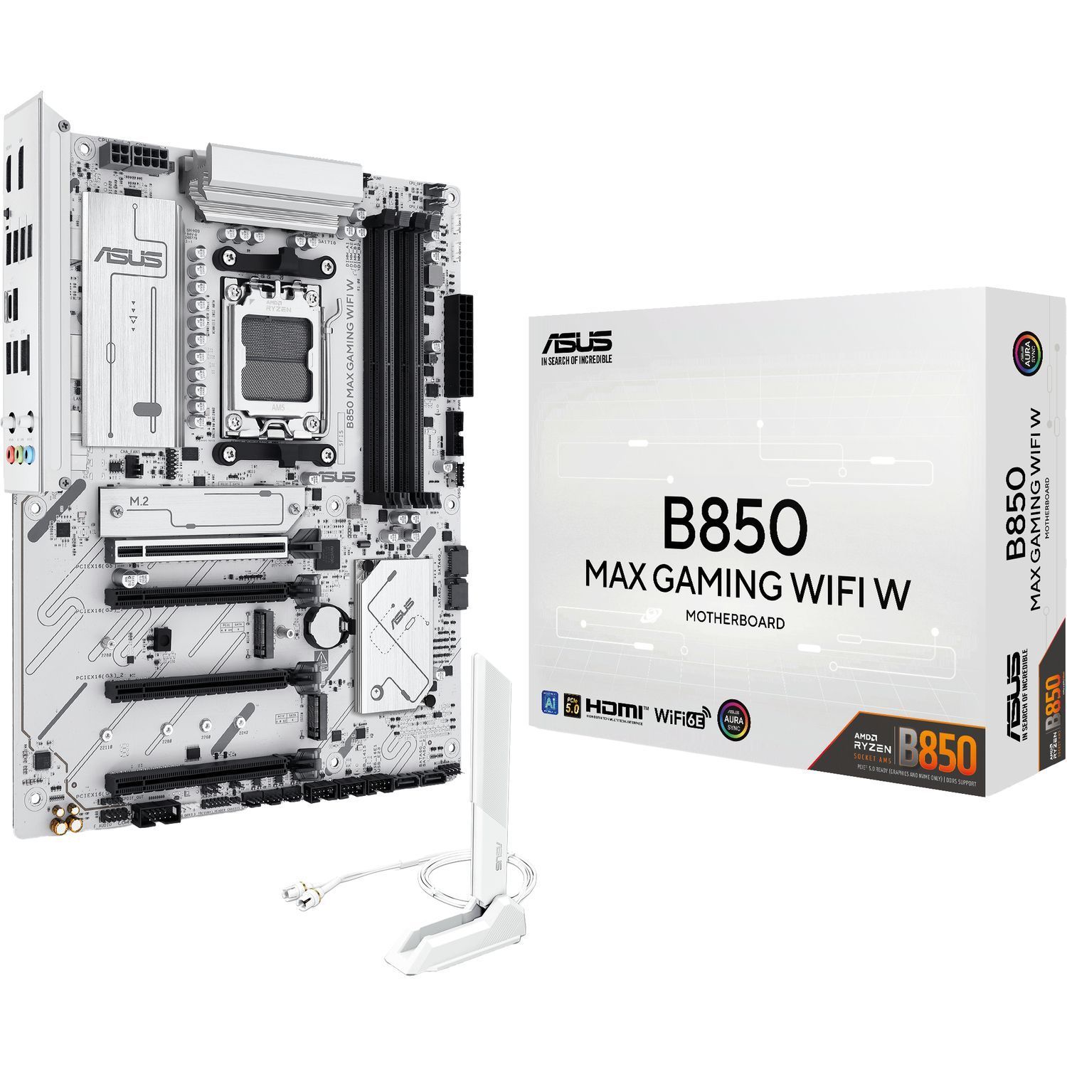 Материнская плата ASUS B850 MAX GAMING WIFI W (90MB1M10-M0EAY0)